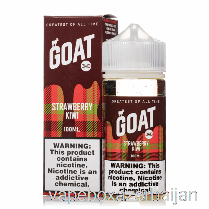 Vape Baku Strawberry Kiwi - Goat E-Liquid - 100mL 0mg